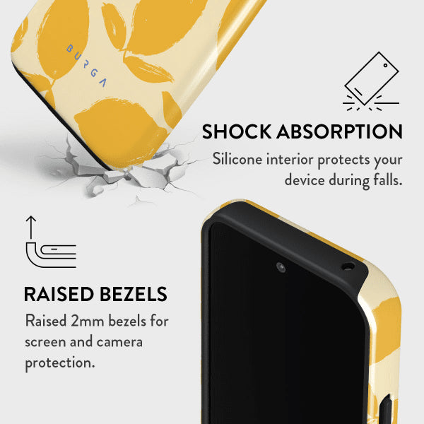 Burga Google Pixel 9 Pro XL Kuori Tough Lemon Tart
