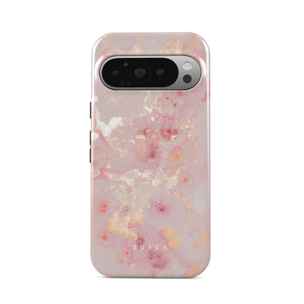 Burga Google Pixel 9/Pixel 9 Pro Kuori Tough Golden Coral