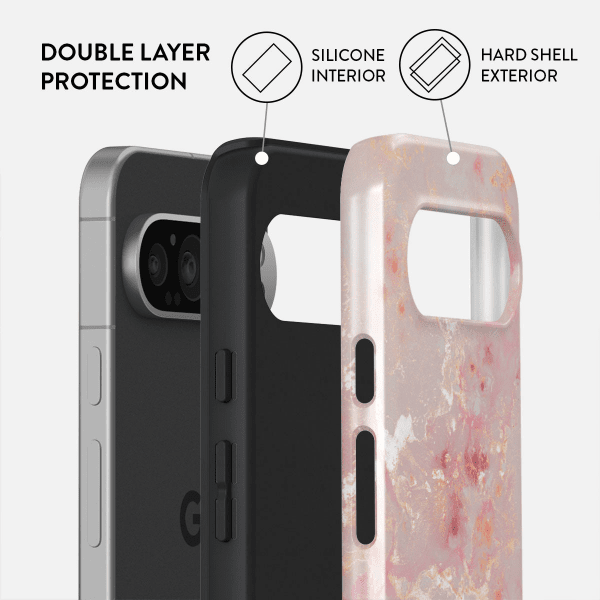 Burga Google Pixel 9 Pro XL Kuori Tough Golden Coral