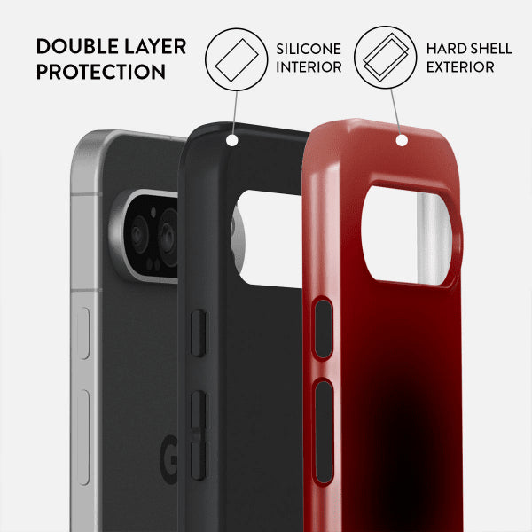 Burga Google Pixel 9/Pixel 9 Pro Suojakuori Tough No Talking