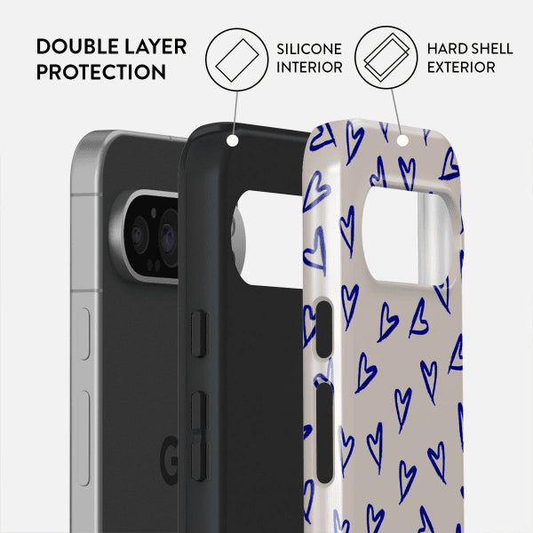 Burga Google Pixel 9/Pixel 9 Pro Kuori Tough Love Me Right