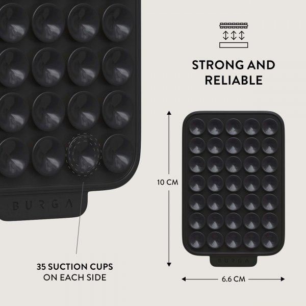 Burga StickPad Sticky Grip Musta
