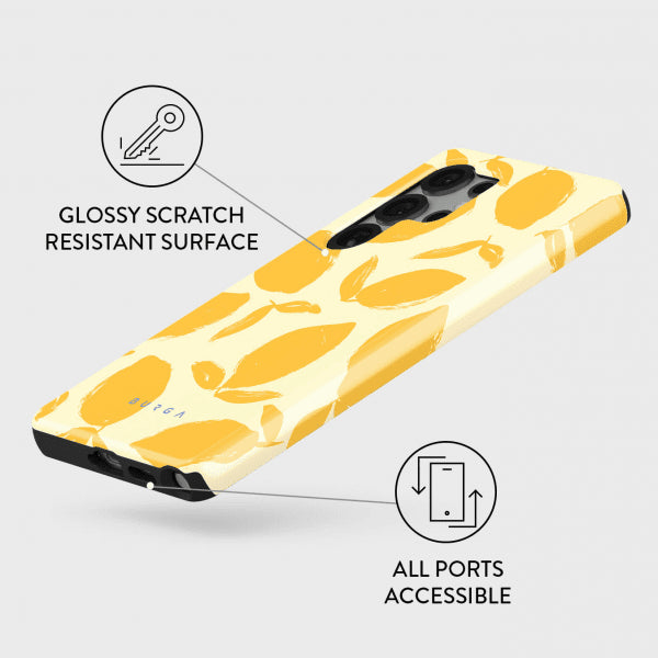 Burga Samsung Galaxy S25 Ultra Tough Lemon Tart -suojakuori