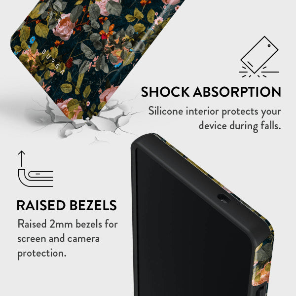 Burga Samsung Galaxy S25 Ultra Kuori Tough Bloomy Garden