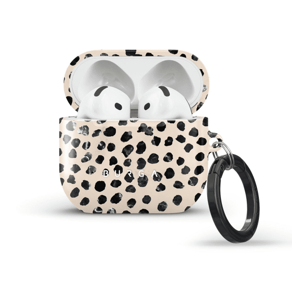Burga AirPods 4 Kuori Design Almond Latte