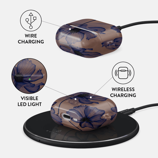 Burga AirPods 4 -kuori Design Velvet Night