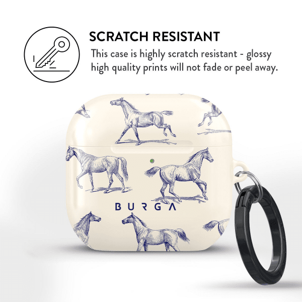 Burga AirPods 4 -kuoret Design Derby Race