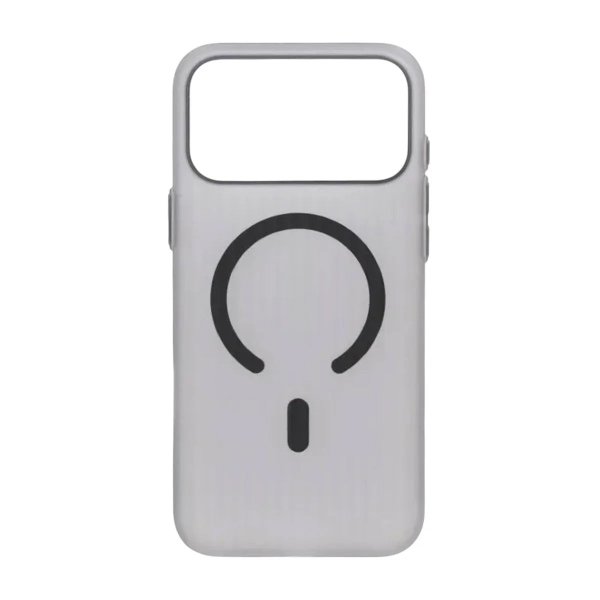 iPhone 17 Pro -kuori, aallotettu MagSafe, vaaleanharmaa