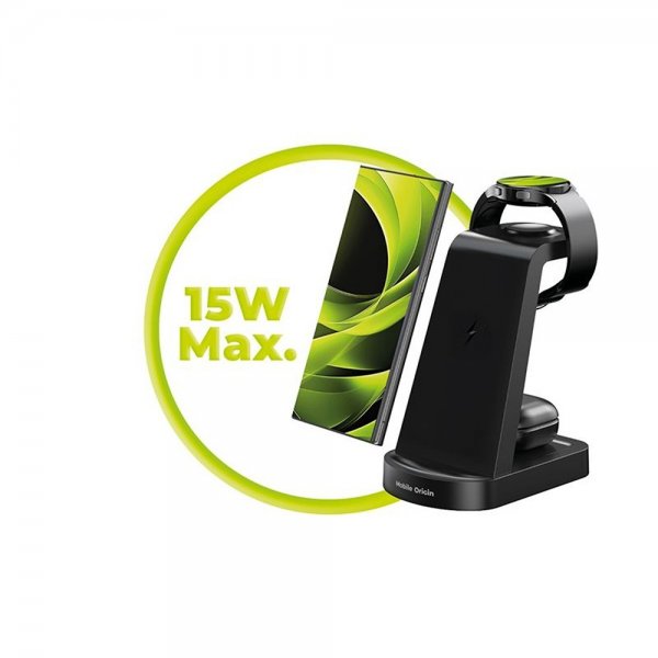 Mobile Origin 3-in-1 Langaton laturi Samsungille 15W