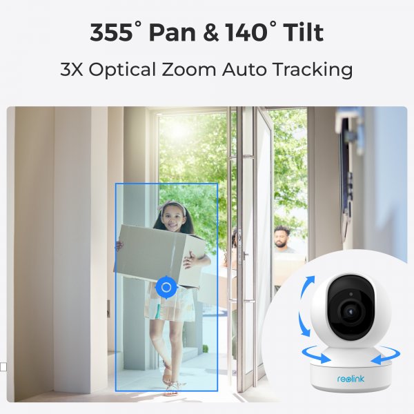 Reolink E1 Zoom (E340) Älykäs sisätilojen Wi-Fi-kamera