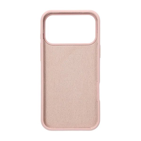 iPhone 17 Pro Max Kuori Nestemäinen silikoni Vaaleanpunainen