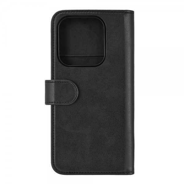 Essentials Xiaomi Redmi Note 14 5G -suojakotelo 2-in-1 vegaaninen nahka musta