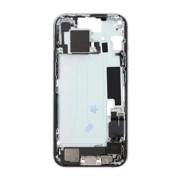 Keskirunko pikkutarvikkeineen iPhone 15 - Puhelimelle - Sininen OEM