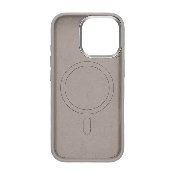 iPhone 17 Kuoret Silikoni MagSafe Vaaleanharmaa