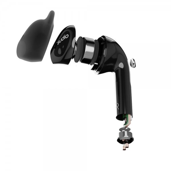 Sudio True Wireless Nio -kuulokkeet, musta