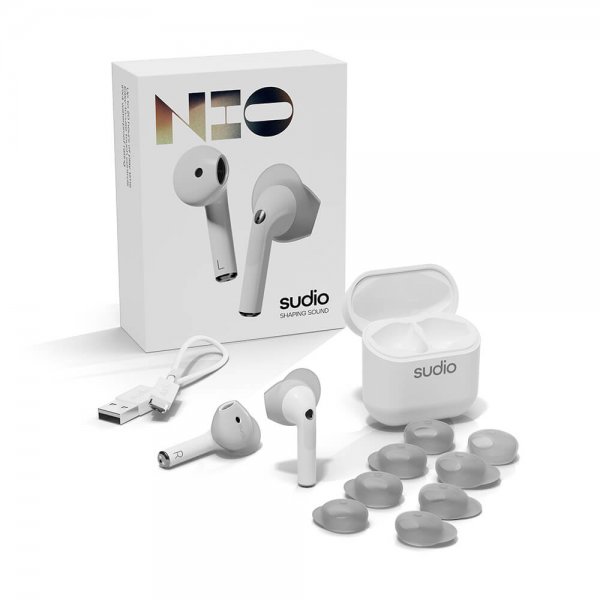 Sudio Kuulokkeet True Wireless NIO Valkoinen