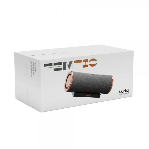 Sudio FEMTIO Langaton kaiutin 2X10W IPX6 Antrasiitti