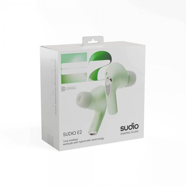Sudio E2 Langattomat In-Ear TWS ANC -kuulokkeet, Jade