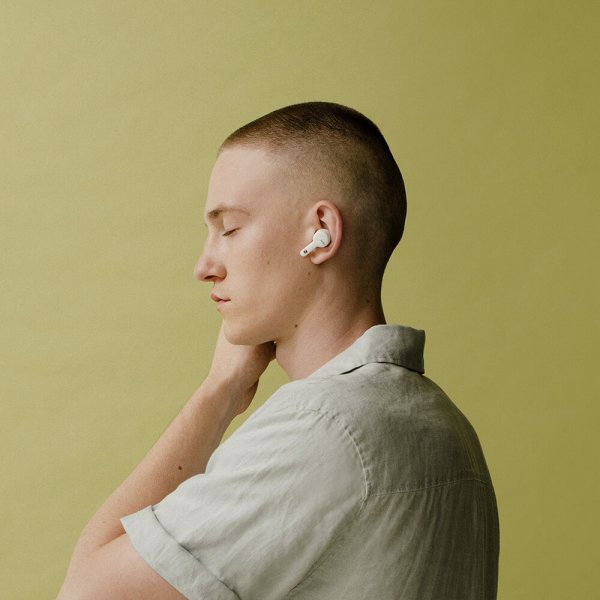Sudio A2 True Wireless ANC -nappikuulokkeet, valkoinen