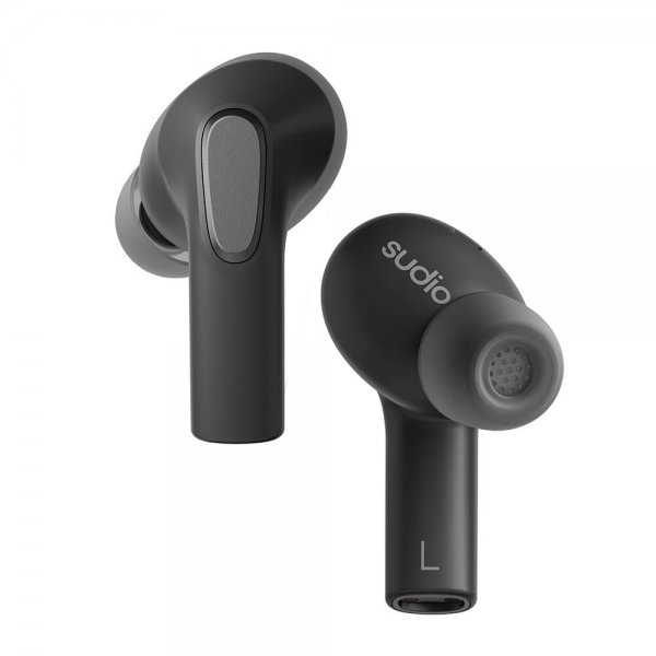 Sudio E3 True Wireless ANC -kuulokkeet, musta