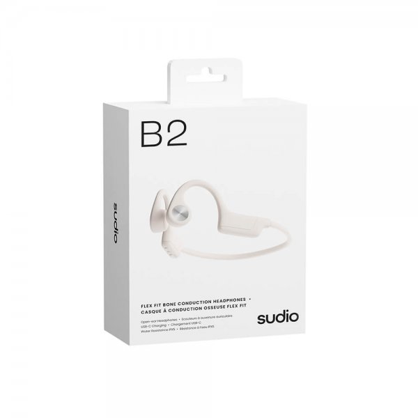 Sudio Luujohtokuulokkeet Bone Conduction B2 Langaton Valkoinen