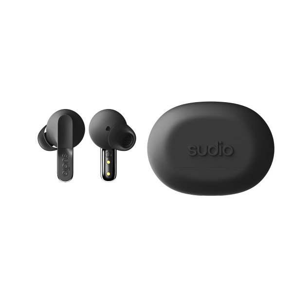 Sudio N3 Pro ANC Titanium Black -langattomat kuulokkeet