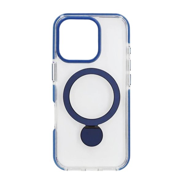 iPhone 16 Pro Max Kuori Rengasjalusta MagSafe Sininen