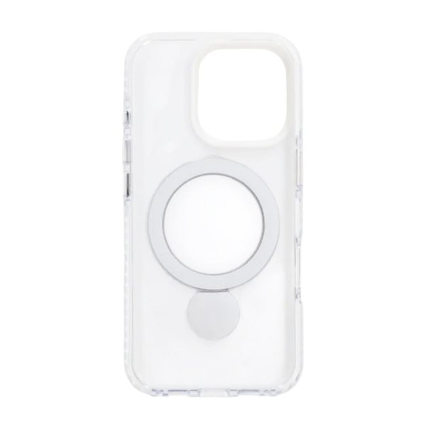 iPhone 16 Pro Kuori Sormusteline MagSafe Läpinäkyvä