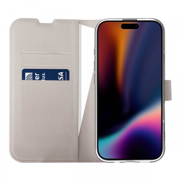 X2O iPhone 17 Pro Kotelo Classic Wallet Greige