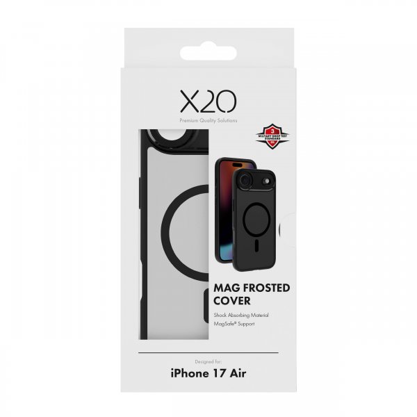 X2O iPhone Air -kuori, mattamusta