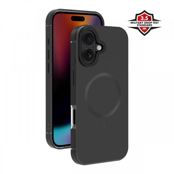 X2O iPhone 17 -suojakuori, Mag Metal, musta