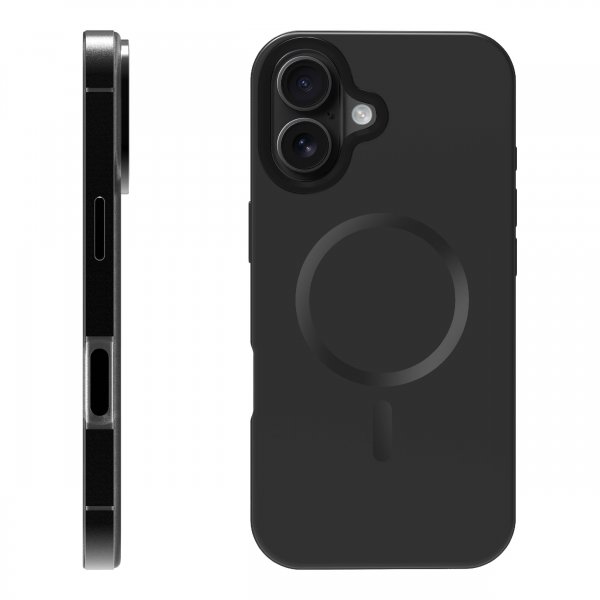 X2O iPhone 17 -suojakuori, Mag Metal, musta