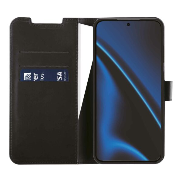 X2O Samsung Galaxy S25 FE Kotelo Classic Wallet Musta