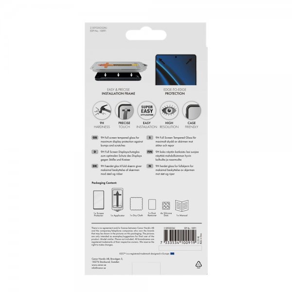 X2O Samsung Galaxy S26 Ultra Näytönsuoja koko näytölle