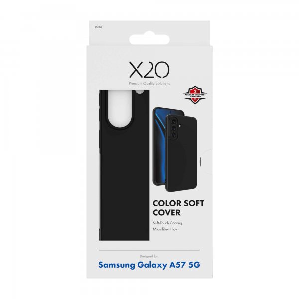 X2O Samsung Galaxy A57 Kuori Color Soft Musta
