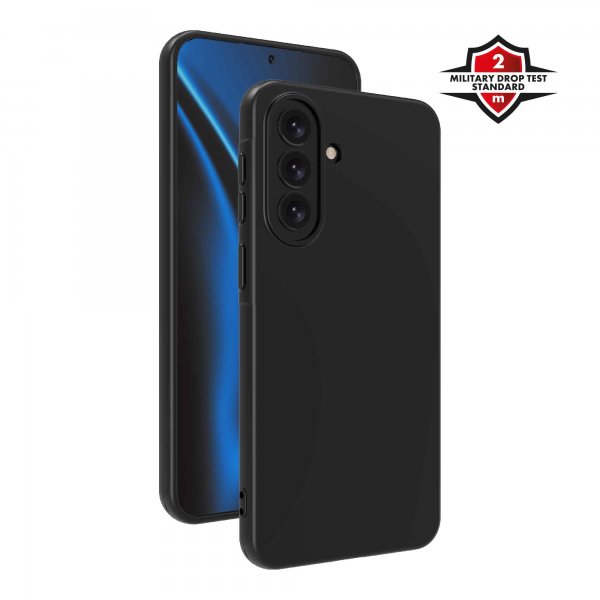 X2O Samsung Galaxy A37 -suojakuori, Color Soft, musta