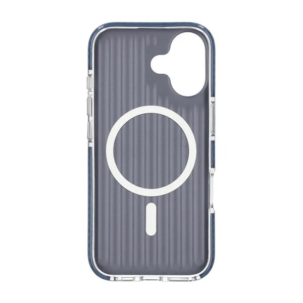 iPhone 17 Kuoret Aaltopahvikuviolla ja MagSafella, tummansininen
