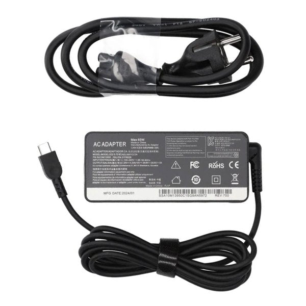 Verkkolaite Laturi Lenovo 65W USB-C:lle