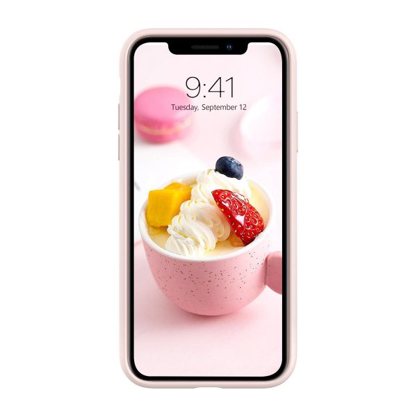 Rvelon iPhone 11 Silikonikuori Vaaleanpunainen
