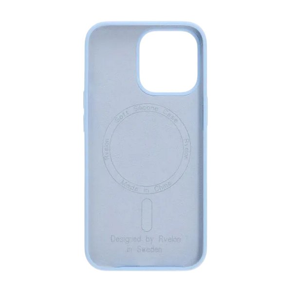 Rvelon iPhone 13 Pro Silikonikuori MagSafe Sininen