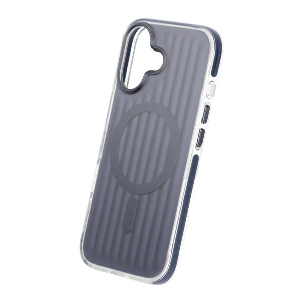 iPhone 17 Kuoret Aaltopahvikuviolla ja MagSafella, tummansininen