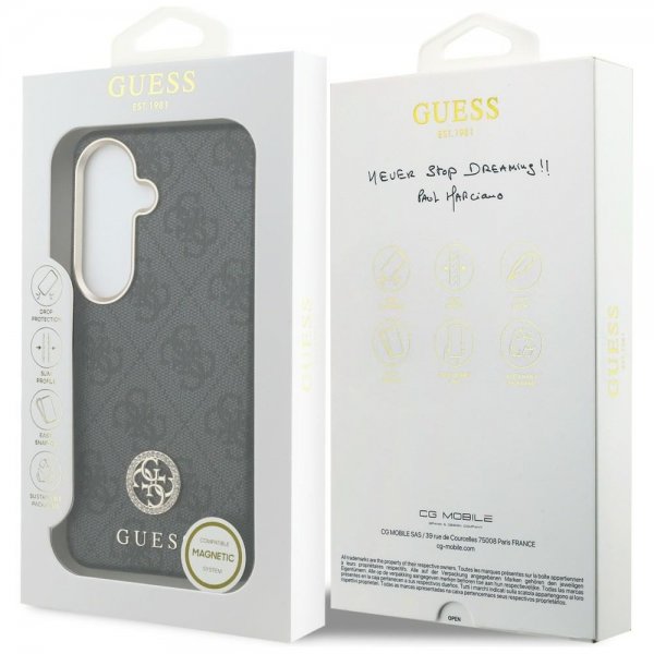 Guess Samsung Galaxy S26 Kuori 4G Round MagSafe Musta