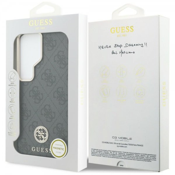 Guess Samsung Galaxy S26 Ultra Kuori 4G Round MagSafe Musta