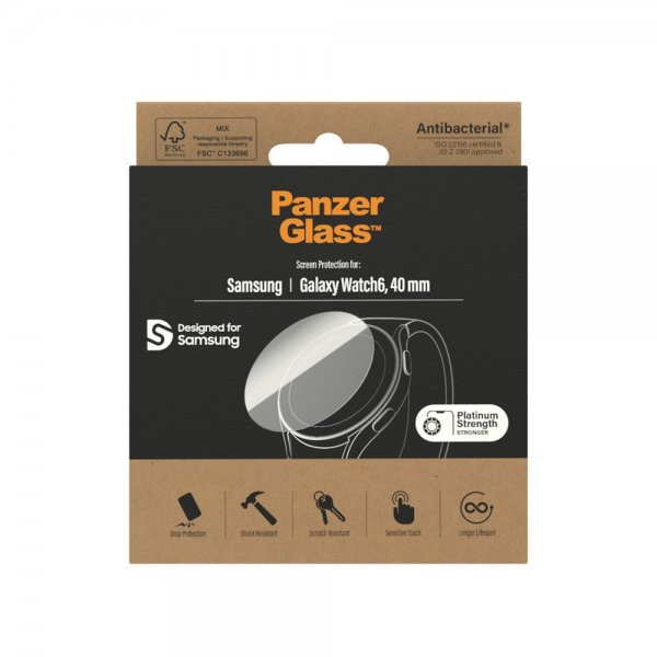 PanzerGlass Samsung Galaxy Watch 6 40mm Näytönsuoja Lasi