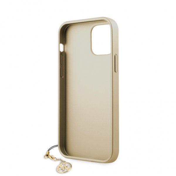 Guess iPhone 12 Mini Kuori 4G Charms Harmaa