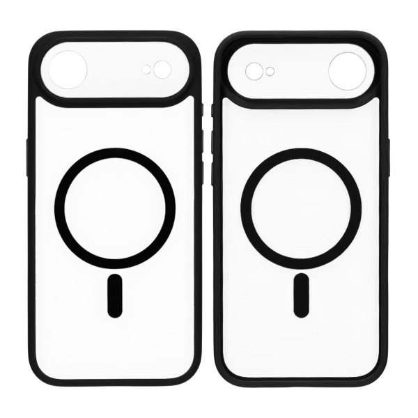 iPhone Air Kuori Kameran Kehys MagSafe Musta Läpinäkyvä