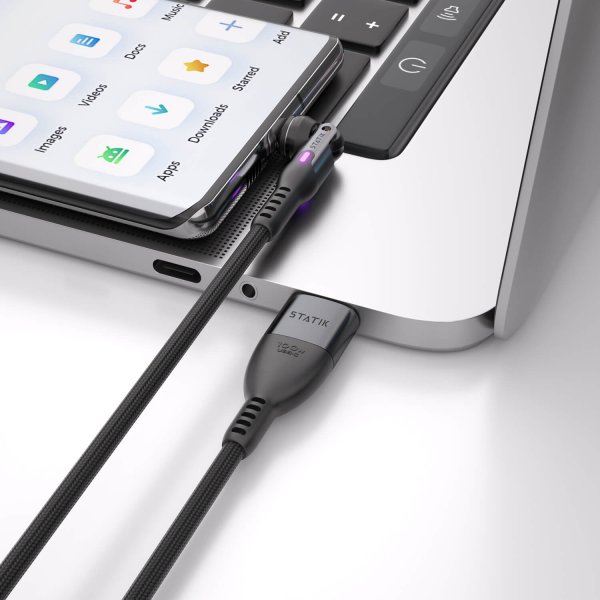 Statik-kaapeli PowerPivot Pro USB-C/USB-C 1m Musta