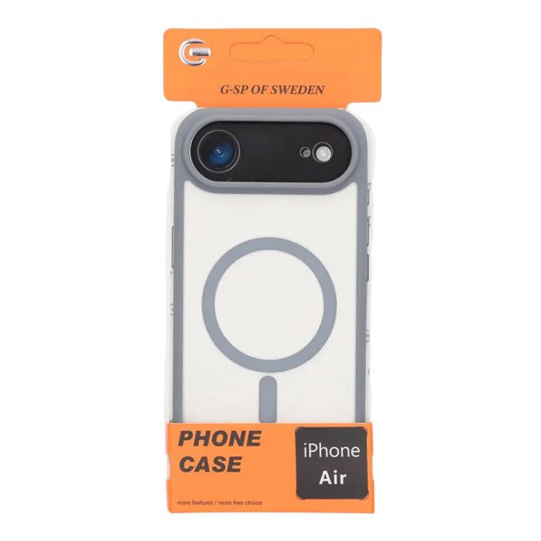 iPhone Air Kuori Kamerasuoja MagSafe Harmaa Läpinäkyvä