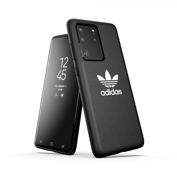 Adidas Samsung Galaxy S20 Ultra Kuori OR Moulded Case Trefoil Musta