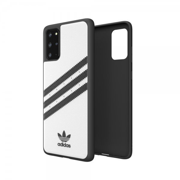 Adidas Samsung Galaxy S20 Plus -kuori OR 3 Stripes Snap Case - valkoinen